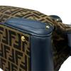 FENDI Zucca 8BN069 Handbag Brown Women used