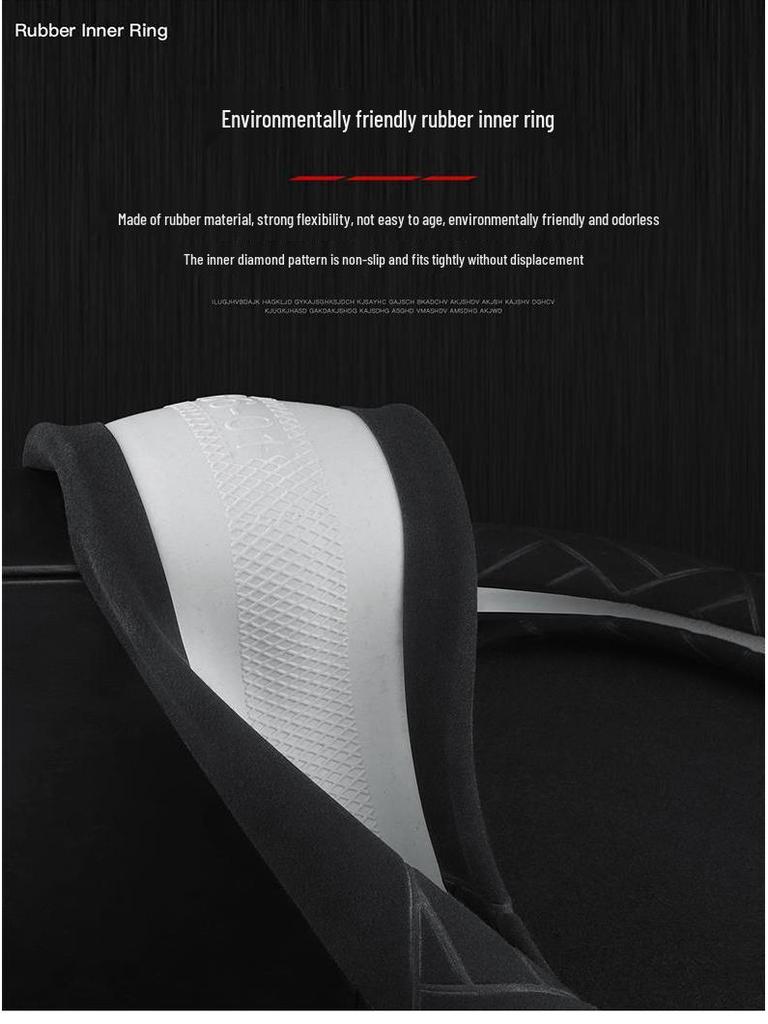 Suede Plush Steering Wheel Covers for Chery: Compatible with Tiggo 3x5x, Tiggo 87, Arrizo 5 Plus