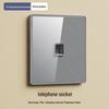 Smart Touch Control Gray Glass Switch - Mijia APP Compatible with Voice and One-Key Remote Control