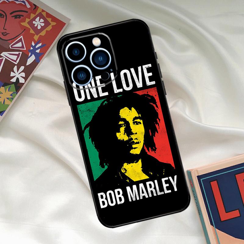 

Bob Marley Phone Case For iPhone 15 14 12 11 13 16 17 Pro Max 15 16 Plus 13 Mini 16e 17 Air Funda Cover iPhone 14