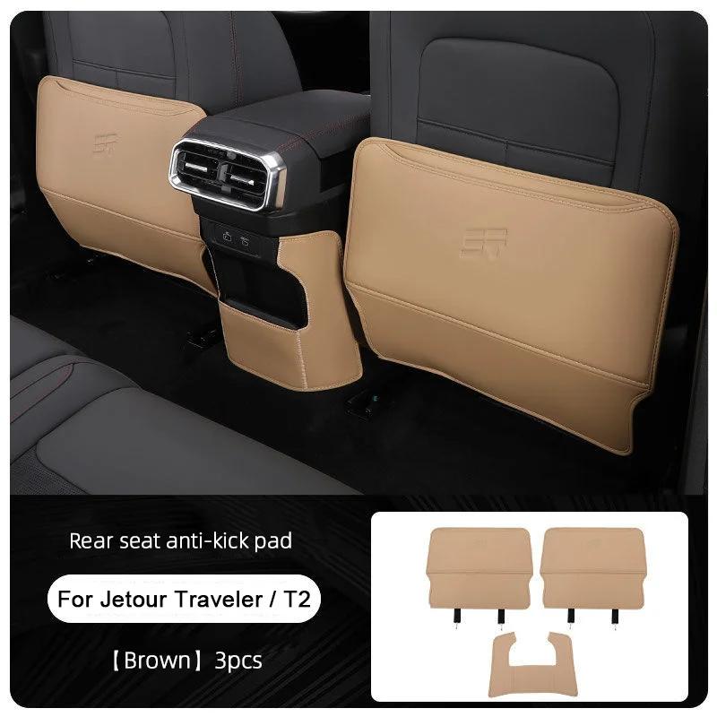 Für Chery Jetour Traveler T2 DCT XWD 2025 2025 2025 Auto Rücksitzlehne Anti-Tritt-Panel Schutzpolster Schmutzabweisend Auto Zubehör
