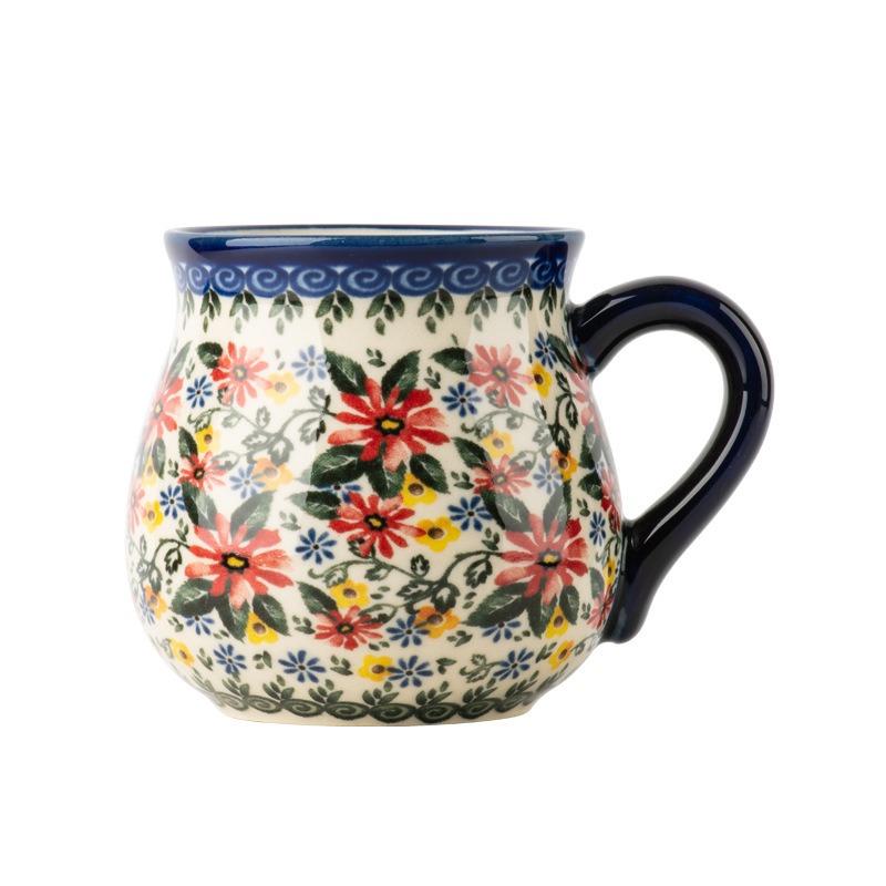 Mug Ceramic Cup Office Cup Couple Cup Home Breakfast Cup Coffee Cup Retro Water Cup