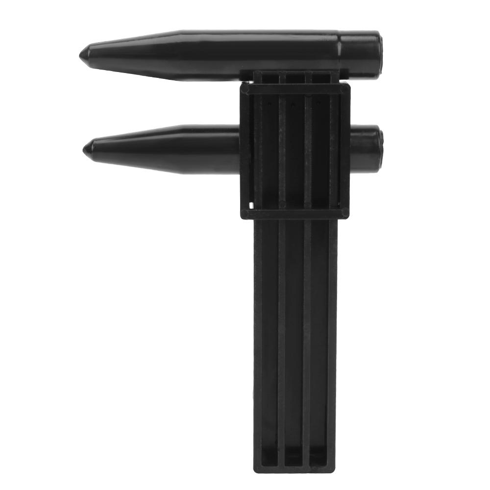 8LUG Wheels Wheel Rim Bolt Pattern Hole Distance Measuring Tool Black PCD Caliper Modified Hole Distance Ruler