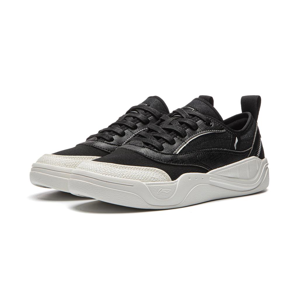 Li Ning Lightweight Platform Classic Versatile Fashion Trendy Retro Comfortable Non-Slip Wear-Resistant Breathable Low-Top Skate Shoes AGCW080-2