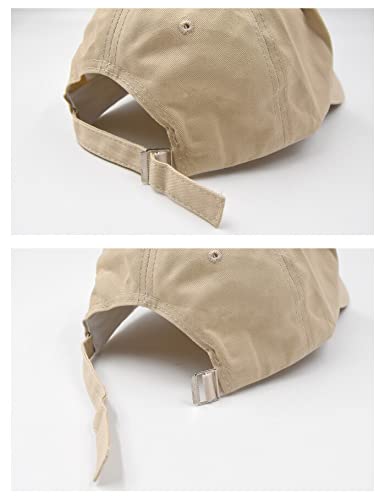 Aqua Garage C Logo Baseball Cap, Unisex, Outdoor, Walking, UV Protection, Sun Protection, Stylish, 100% Cotton, Beige