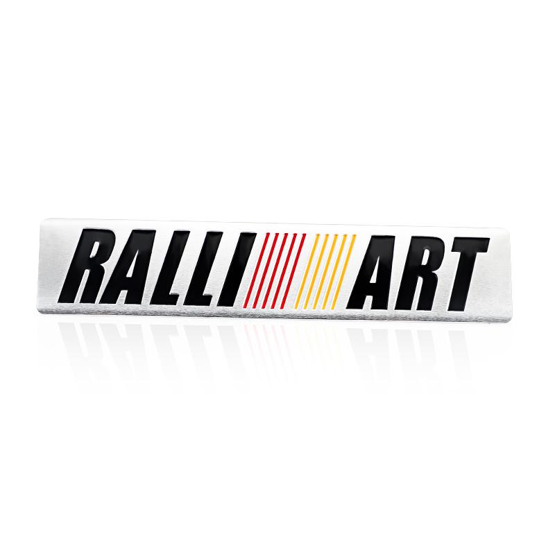 Car Styling 3D Aluminum Alloy Car Emblem Badge Decoration Sticker For Mitsubishi Lancer ASX Mirage Pajero-Sport Xpander Attrage