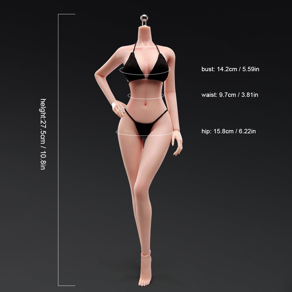 1:6 Proportional Makeup Female Body and Clothing Super Flexible Articulated Figure Qingpu Muscle Seamless Body Big Breasts Hobby Collection