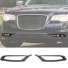 Carbon Fiber Front Fog Light Lamp Frame Cover Trim Bezels For Chrysler 300 2015+