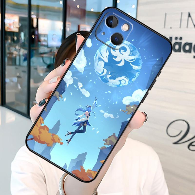 Ganyu Genshin Impact Phone Case For iPhone 13 12 Mini 11 14 15 16 Pro Max Plus X XS Max XR Cover Shell