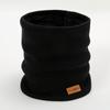 New Fashion Brand Luxury Design Solid Color Warm Scarf Women Neck Warmer Ring Elastic Scarves Winter Outdoor Cold-Proof
