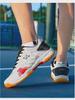 New Cross-Border Badminton Shoes with Cow Tendon Soles, Training Tennis Shoes, Sports Footwear, Student Soccer Shoes