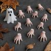 Scary Tabletop Horror Accents Halloween Mini Crawling Hand Ornaments, Realistic Palm Decor Props, Spooky Ornaments Vase Fillers for Haunted