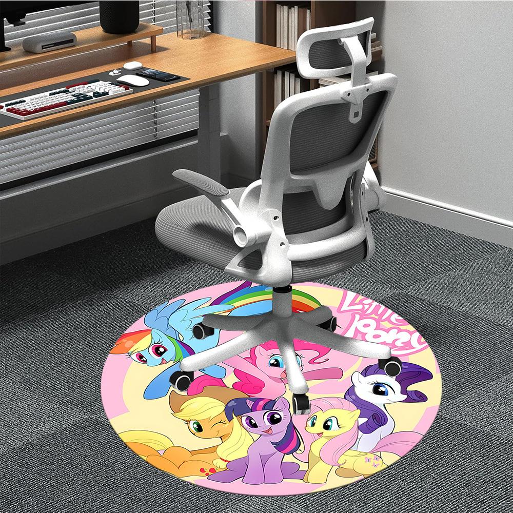 

1pc My Little Pony Friendship Office Round Area Rug, Under Office Chairs Bedroom Living Room Home Decor, Room Decoa1022202 80cm by 80cm