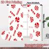 2pcs,Curtains Candy Cane Swirl Lollipop Stars (3) Contemporary Modern Curtains Versatile 100% Polyester Curtains Decorations