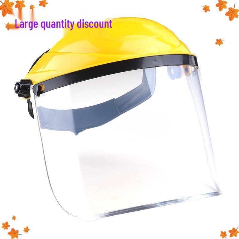 

Electric Welding and Cooking Protective Face Shield, Acid-Alkali Resistant, Anti-Smoke, Head-Mounted.