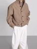 Men's High-End Woolen Stand-Collar Jacket - Korean & British Style Trend for Autumn/Spring