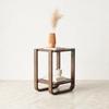 Umbra BELLWOOD Wooden Side Table in Aged 42cm Wide x 38cm Deep x 53cm High Two-Tier Walnut, (Product Code 21017426746)
