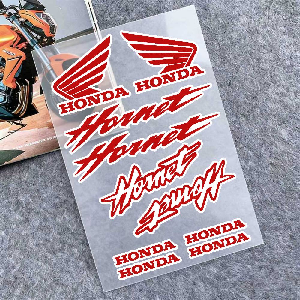 

Для Honda Наклейки Отражающие наклейки для мотоцикла, 3M предупреждение о безопасности ночью в темноте шлемы для скутера 20x30cm