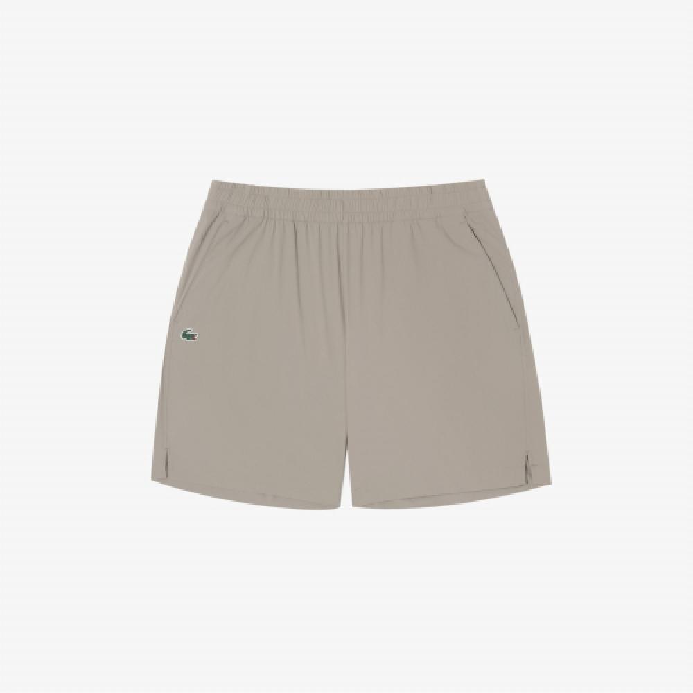 

LACOSTE Мужские шорты из тканого материала [Бежевый]
