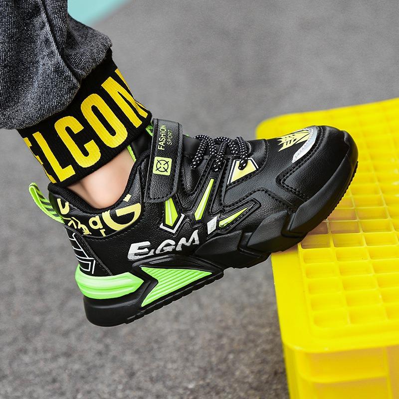 Boys' sports shoes 7-16 years old Spring and Autumn new breathable mesh running shoes Middle school and older students Versatile classmates