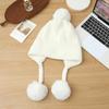 Autumn and Winter Hats for Women with Big Heads and Faces Small Bag Head Hats  Versatile and High End Warm Knitted Wool Hats
