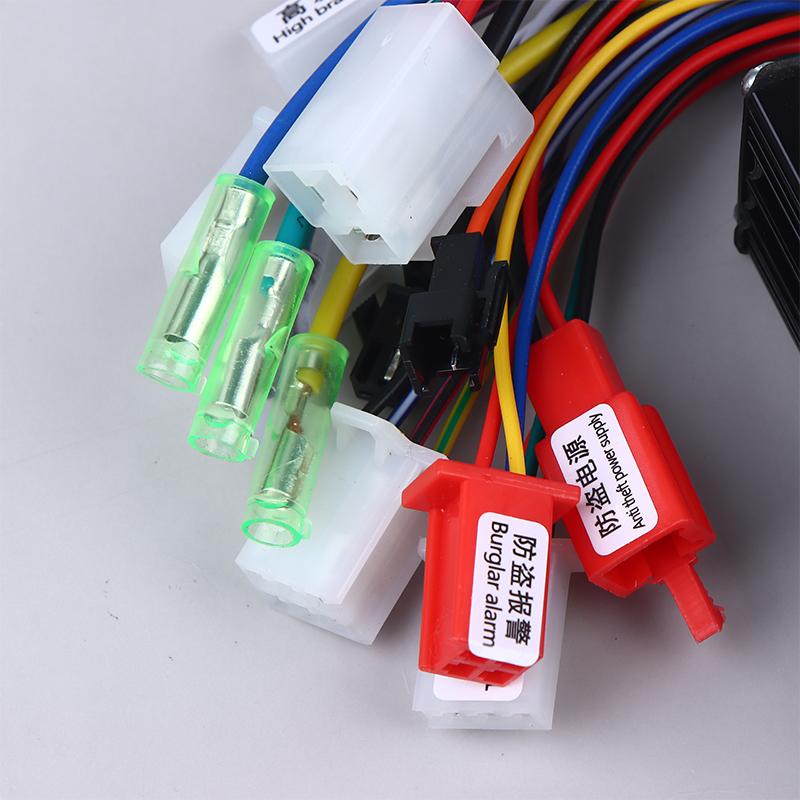 Controler motor fără perii cu undă sinusoidală 36V 48V 20A - 350W-500W Pentru bicicletă electrică, compatibil cu conectori SM