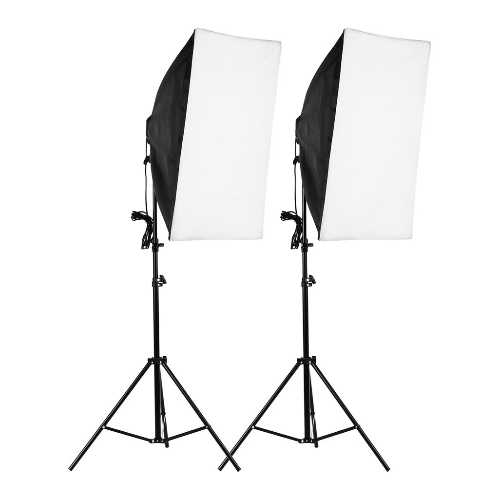 Andoer Professional Studio Photography Light Kit Including 50 * 70cm Softboxes * 2/ 4-in-1 Light