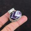 Chevron Amethyst Pendant Gemstone Vintage Pendant 925 Sterling Silver Pendant Amazing Jewelry Handmade Pendant Gifts For Him Antique Pendant