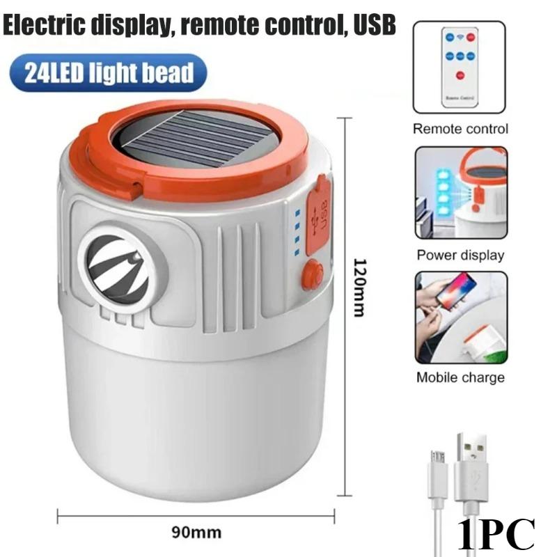 

Солнечная лампа для кемпинга, солнечная светодиодная лампа, перезаряжаемая от USB, 5 режимов освещения, подвесная лампа для палатки, для походов на открытом воздухе, аварийное отключение A*1PC