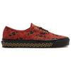 Vans Authentic Series Haunted Hotel Casual Low Top Skate Shoes Unisex Sneakers Black Red VN0A7Q5C968
