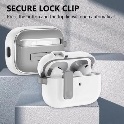 Automatischer Schalter Sicheres Schloss Hülle Kompatibel AirPods Pro 2. 1. Generation Schutzhülle mit Apple Air Pods 3 2 Hülle