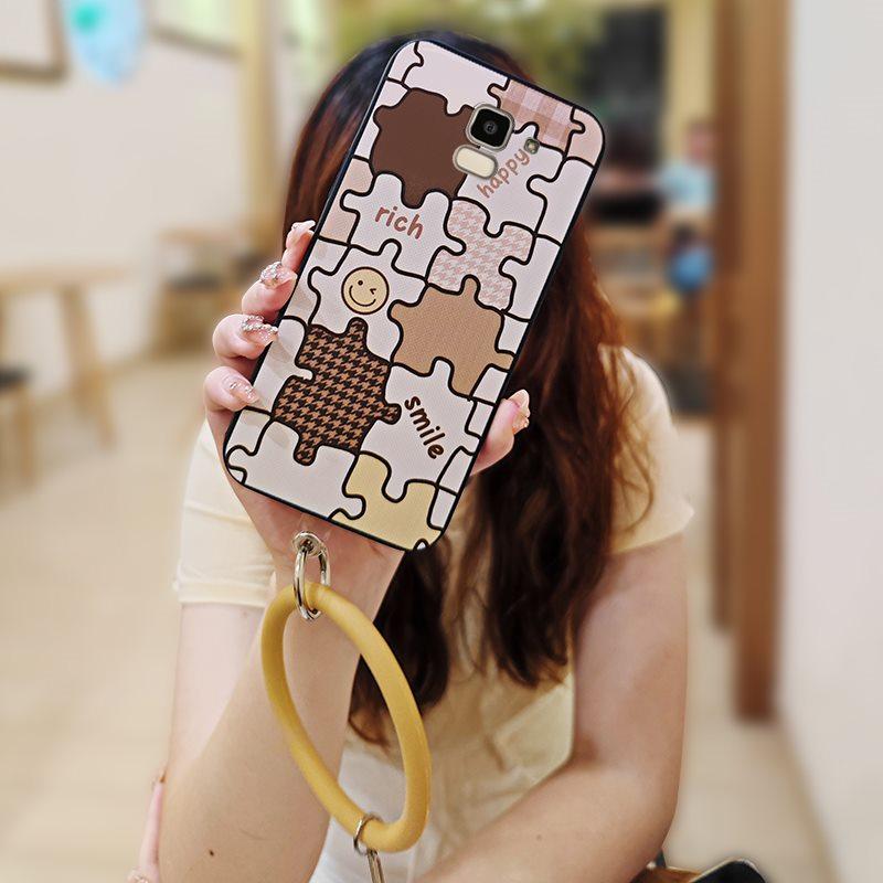 

Bracelet Ring Phone Case For Samsung Galaxy J6 2018/SM-J600F Anti-knock Cute Back Cover Personality heat dissipation Samsung Galaxy J6 2018/SM