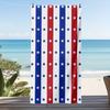 Amerikanische Flagge Druck Strandtuch, Schnelltrocknend Sandfrei Mikrofaser Leicht Saugfähig für Männer Frauen Jugendliche Urlaub