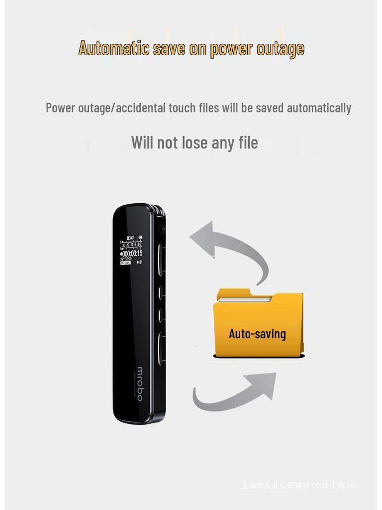 2025 Portable Noise-Canceling Voice Recorder: Long Standby, Student & Professional Use, Converts Speech To Text.