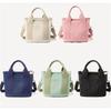 Canvas Tote Bag For Women With Zipper Pocket Casual Street Fashion Daily Use