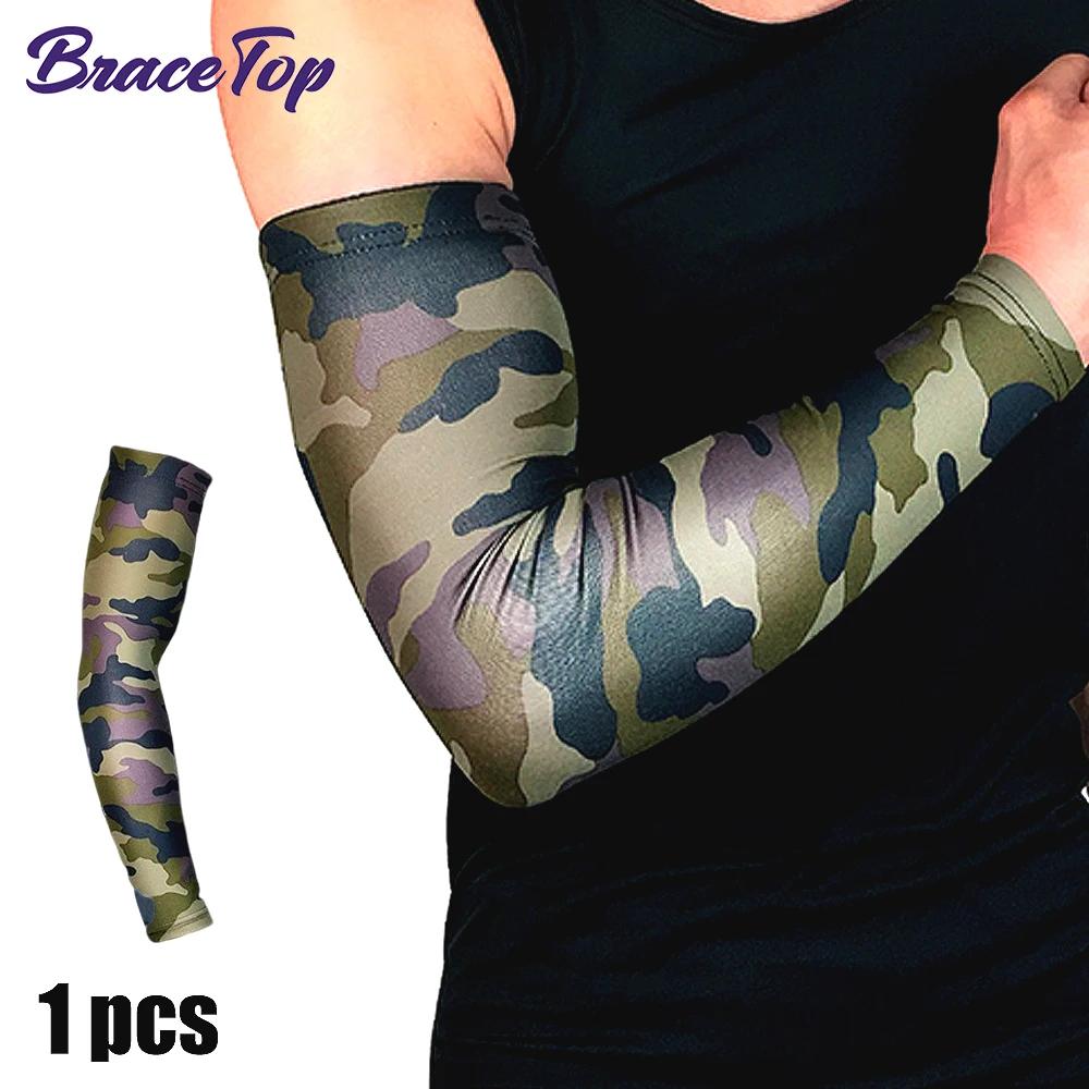 

Durable And Safe Bracetop 1 Pc Cool Men Arm Sleeves Outdoor Sports Basketball Cycling Running Uv Sun Protection Women Arm Warmers Hide Tattoos XL