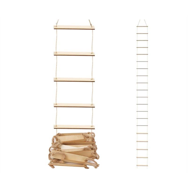 

Miniature Christmas Gnome Accessories Wooden Gnome Door 100 X 8 Cm Rope Ladder Mini Ladder