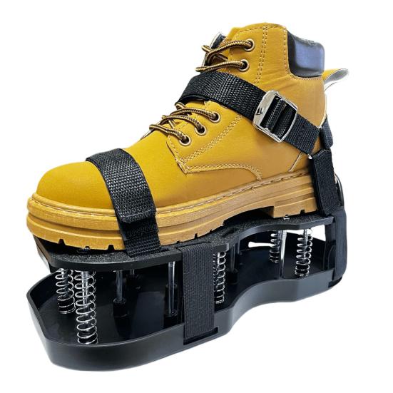 Vejos aeratoriaus batai Dvisluoksniai aeratoriniai batai su reguliuojamais dirželiais Spyruoklinio pagrindo plieno