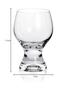 Böhmisches Glas Gina Glas Weingläser, 190ml, 6er Set, 40159-190-6, Spülmaschinenfest, Crystallex
