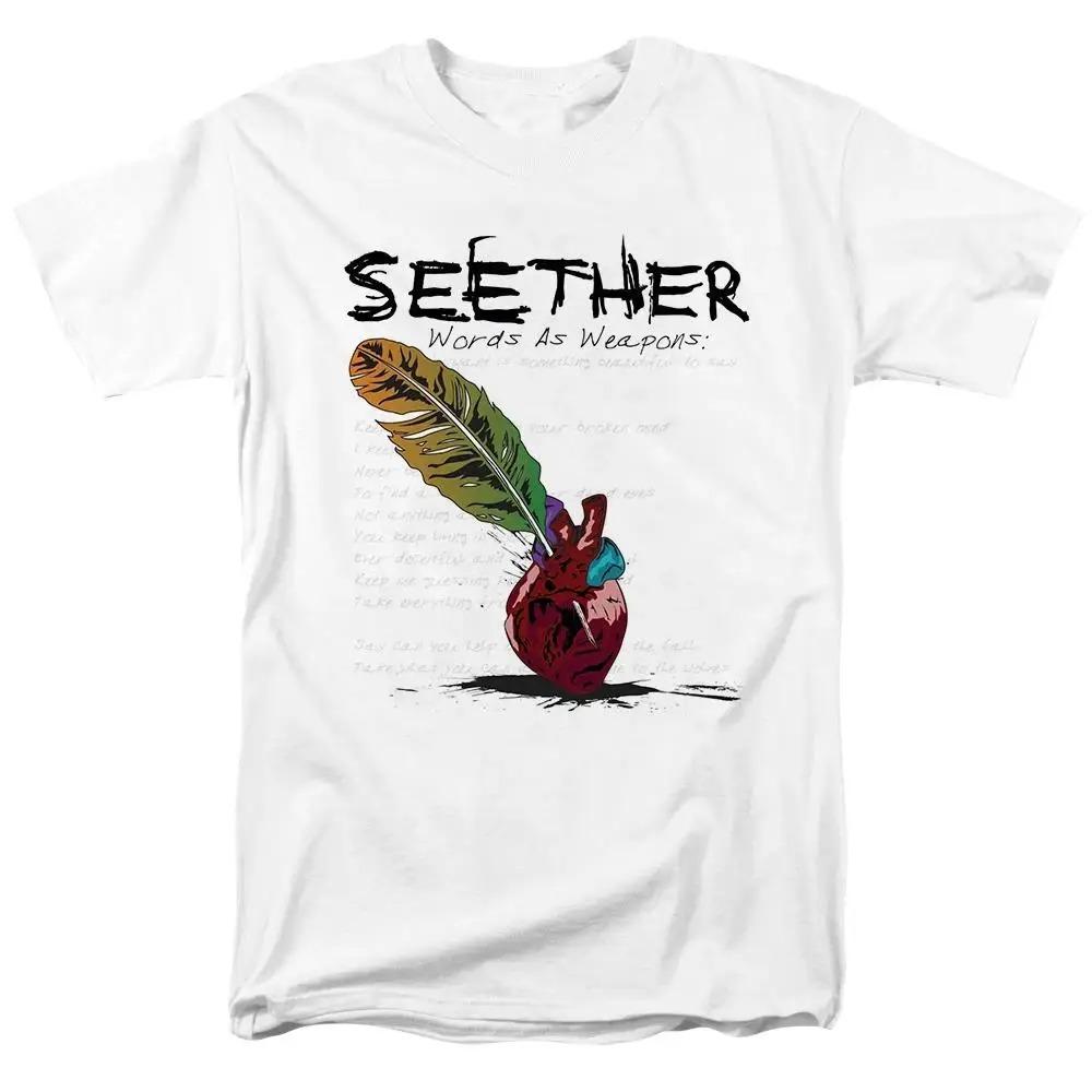 Heavy Metal Seether T Shirt Women Men Rock Band Casual Short Sleeve Amusing Fashion Vintage Streetwear Graphic Harajuku T Shirt
