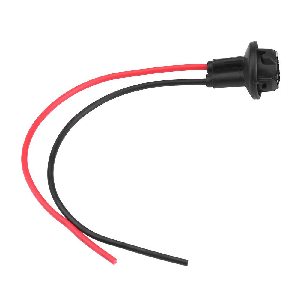 2pcs T10 W5W 168 194 Car Plug In Light Bulb Extension Socket Holder Connector Soft Rubber