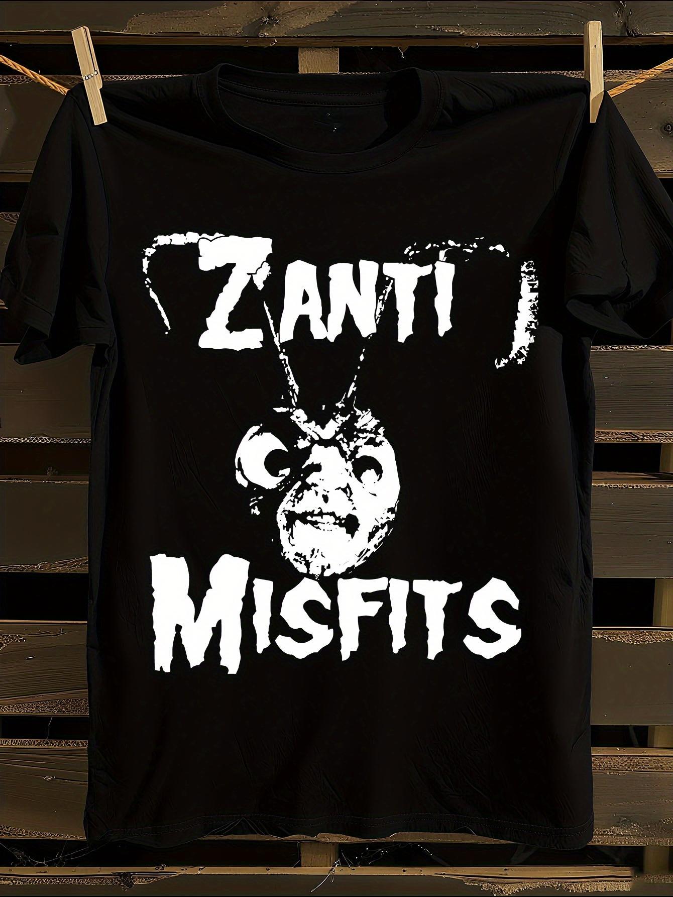 Zanti Misfits Gothic Streetwear Tshirt XXXXL