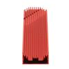 M.2 2280 SSD Heatsink Anodized Aluminium Alloy Fast Heat Conduction M.2 2280 SSD Cooler for Desktop Computer Red