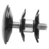 Bike Headset Top Cap Aluminum Alloy Star Nut Stem Cap Stem Fork MTB Road Bicycle AccessoryBlack