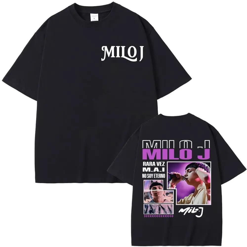 Milo J Rapper La Vida Era Mas Corta New Album TShirt Mens Vintage 90s Pop Music Bestselling Oversized Streetwear TShirt