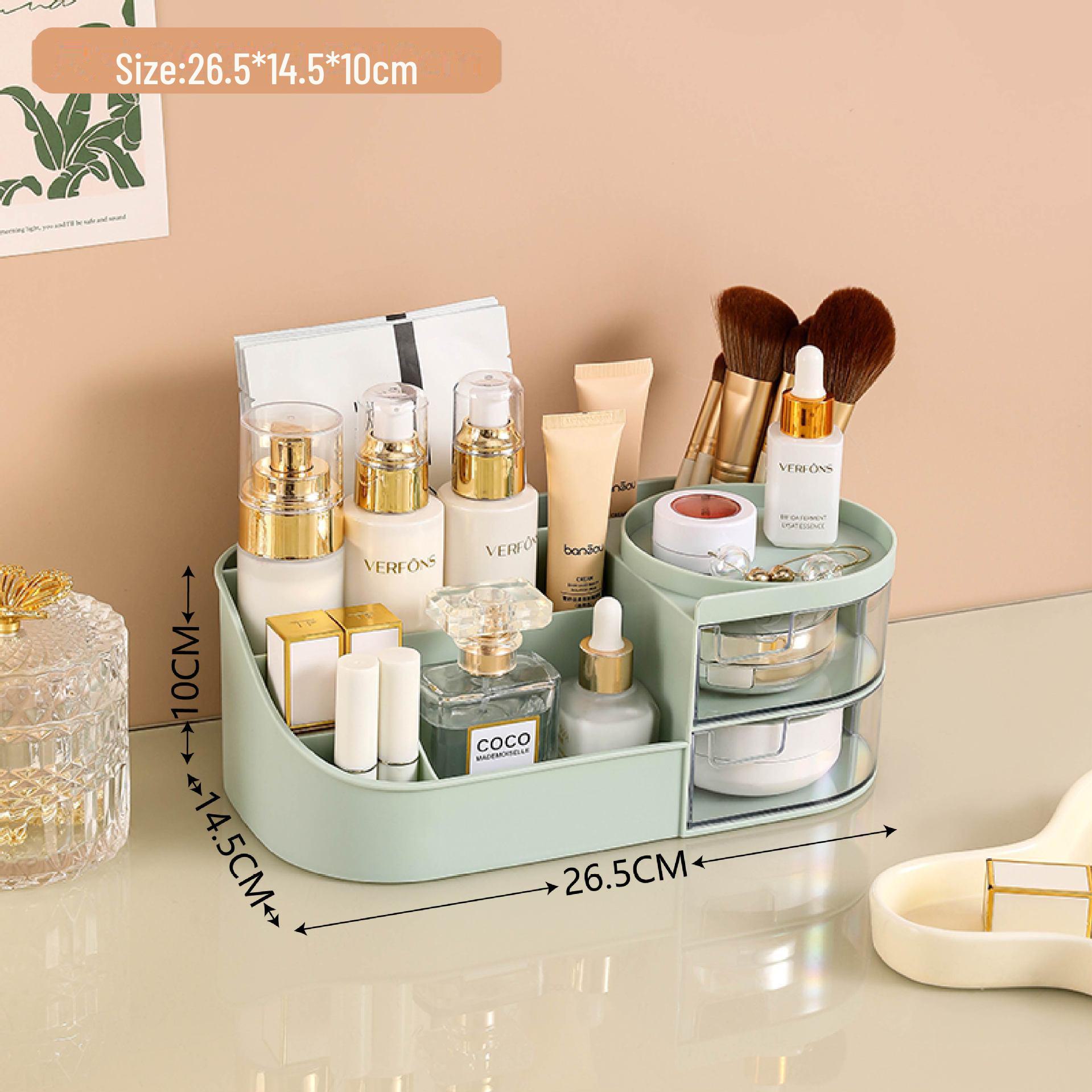 

Многофункциональная косметичка с зеркалом для макияжа и органайзером для помады Small