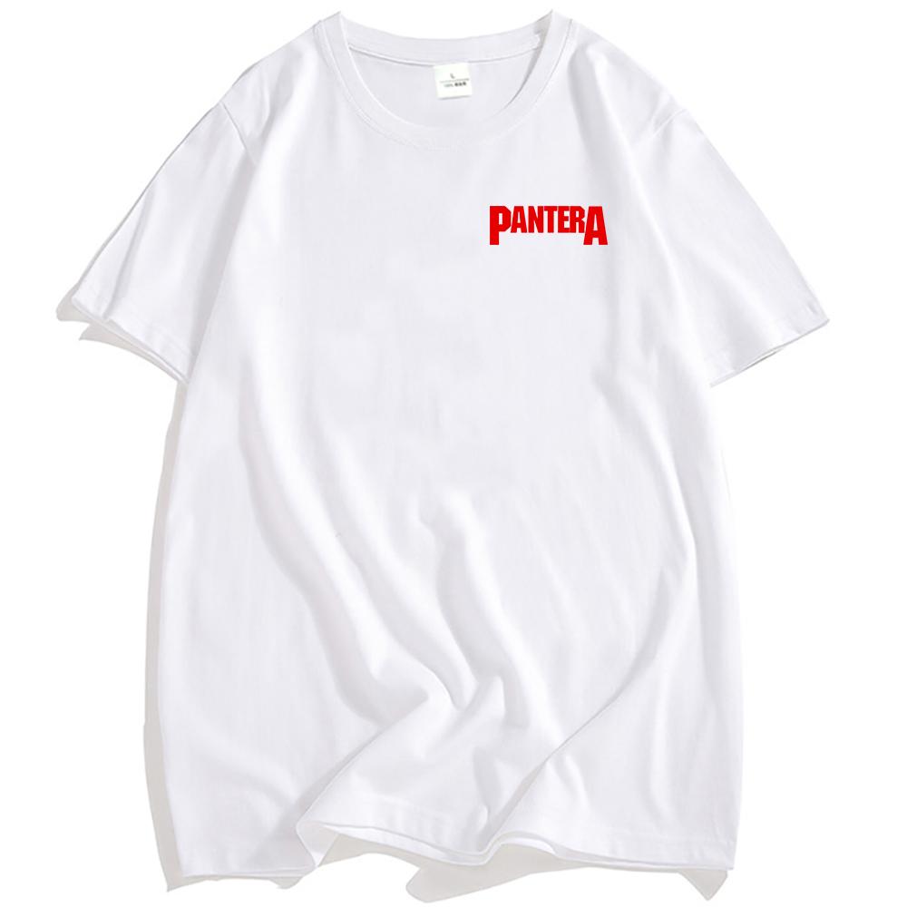 

Футболка Pantera Heaviest Tour of The Summer 2025 Летняя футболка с коротким рукавом Мужские футболки Унисекс Уличная одежда Гранж Принт Рок-группы Футболки XXL