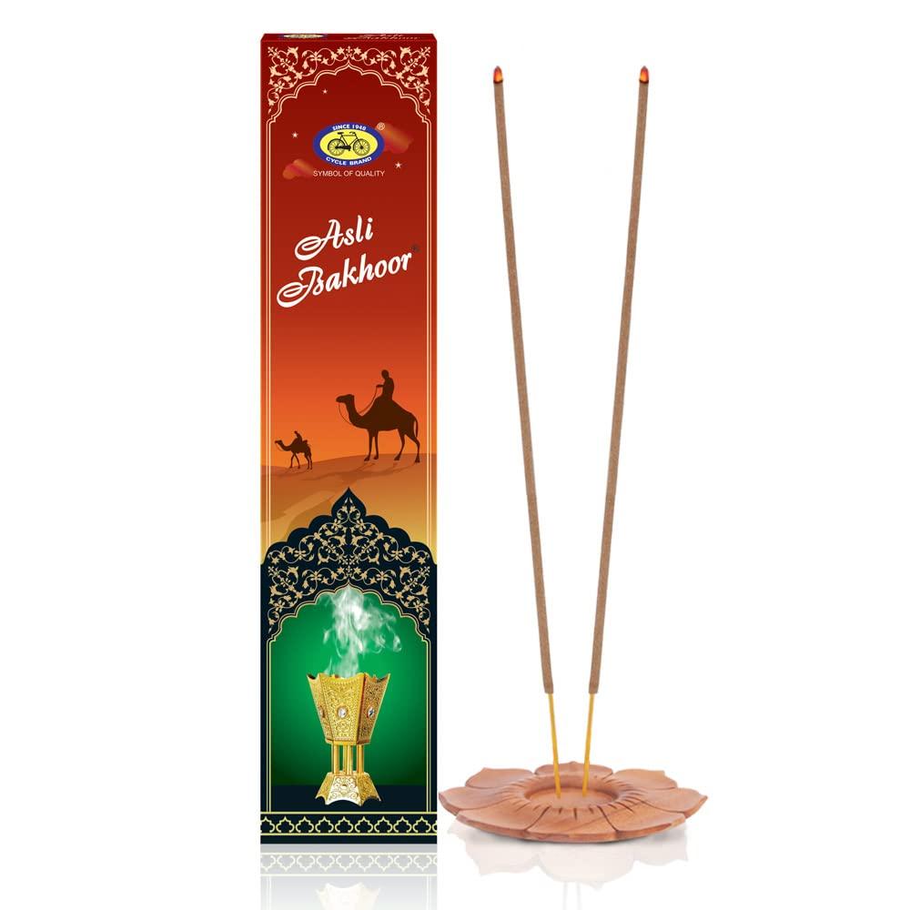Cycle Pure Agarbatti Asli Bakhoor Handcrafted Incense Sticks Pack of 6  (15 per Pack) Traditional Fragrance for Ceremonies