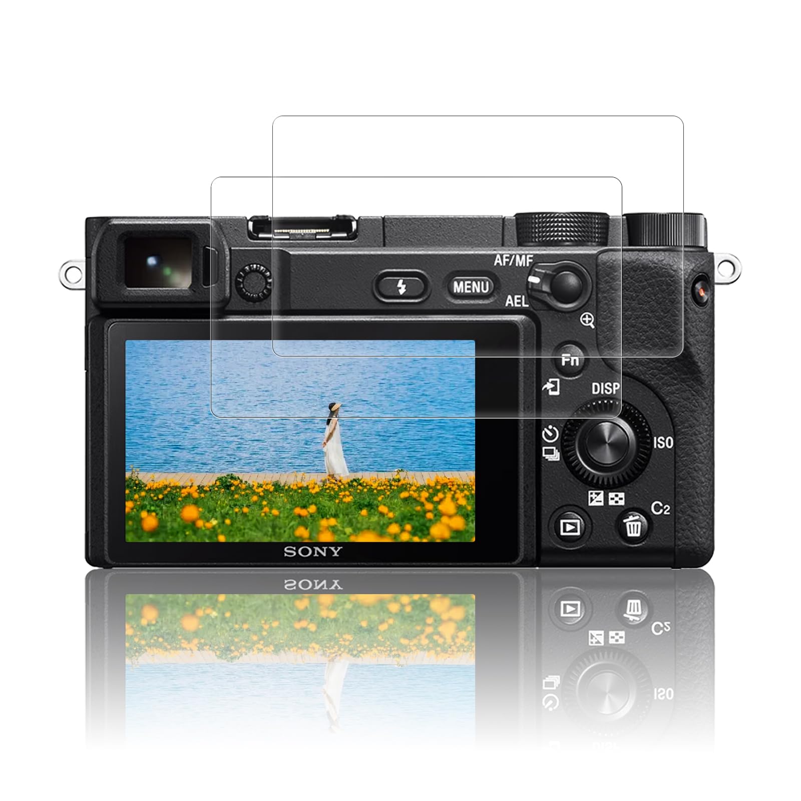 

Совместимость с защитным масляным ЖК-стеклом SONY High Ultra No предотвращает появление отпечатков пальцев и легко наносится [Набор 2] 6400/6500/6300/6000/5100 белый