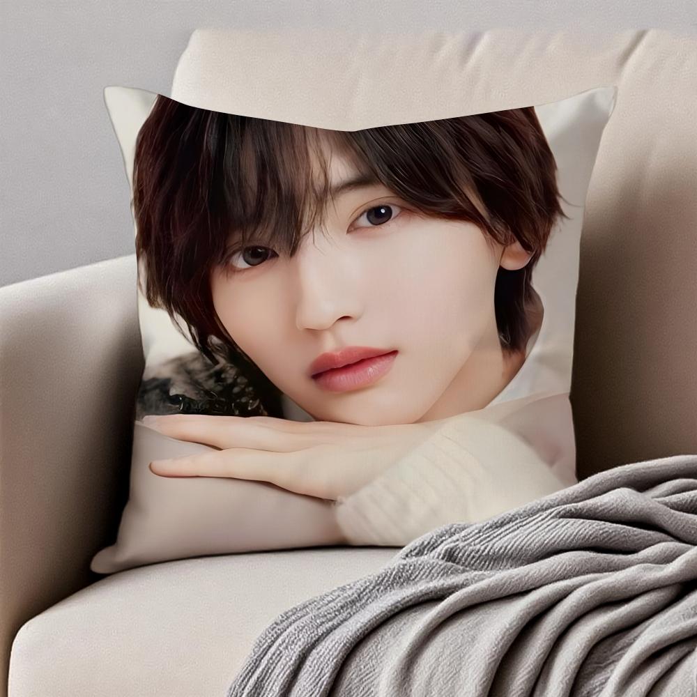 Handsome Japanese Actor MMichieda Shunsuke Cushion Cover Pillowcase Antidustmite Invisible Zipper Short Plush Sofa Cushion